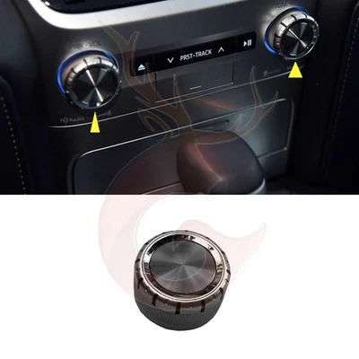 1 Piece For Toyota Land Cruiser LC200 2008-2017 Audio Knob Volume Switch Cover - Image 1 of 4