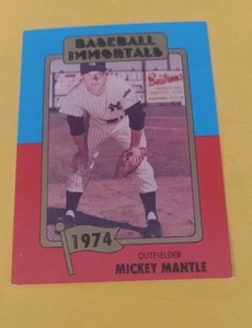1980 Baseball Immortals Mickey Mantle #145 New York Yankees ⚾️ - Picture 1 of 2