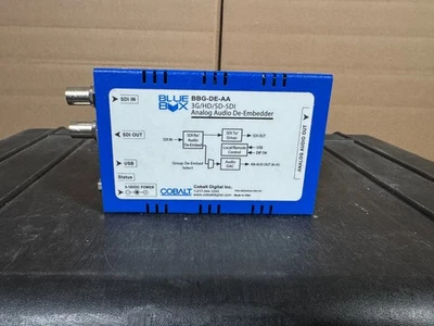 Desincrustador de audio Cobalt BlueBox BBG-DE-AA sin adaptador de corriente, sin cable Foto 1 de 4