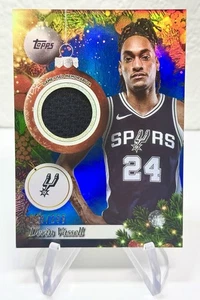 2025-26 DEVIN VASSELL TOPPS HOLIDAY MEGA RC RELIQUIA AZUL METÁLICO PR-DV/299 - Imagen 1 de 2