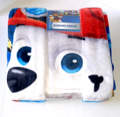 Одеяло Nickelodeon Paw Patrol Oversize Throw Hit the Streets 59 x 78 НОВОЕ - Изображение 1 из 4