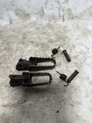 1982 Kawasaki KX125 OEM Footpegs Left & Right - Image 1 of 4