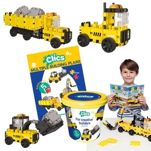 Clics Builders Edition- Construction Toys for Kids Ages 3+ Creative Educational - Picture 1 of 6
