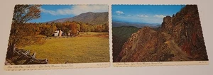 2 Smoky Mountains National Park Postcards Charlies Bunion Peter Cable Place - Picture 1 of 4