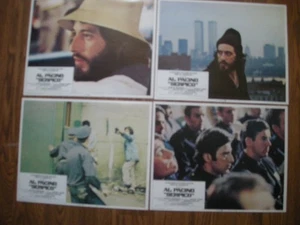 Serpico -Al Pacino-Original Lobby Card Set of 8 -11 x 14-1973 -Collectible 4Fans - Imagen 1 de 3