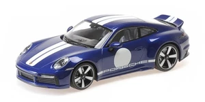 1:18 MINICHAMPS Porsche 911 (992) Sport Classic Blue Metallic 2022 155062006 Mod - Picture 1 of 2