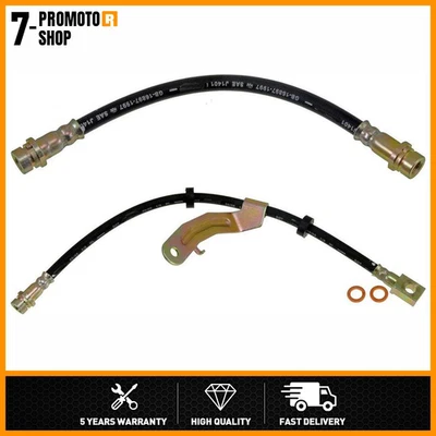 Rear Kit Hydraulic Brake Hose 2x For 2005 2006 Mazda Tribute 3.0L - Image 1 of 4
