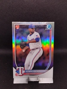 2025 Bowman Baseball Kumar Rocker Red Rookie Redemption SP #80 - Picture 1 of 5