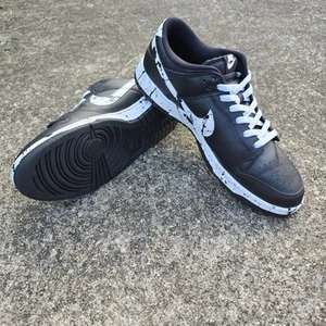 Nike Dunk Low Reverse Panda 2.0 "Black Splatter" Custom Mens 12 US - Picture 1 of 7