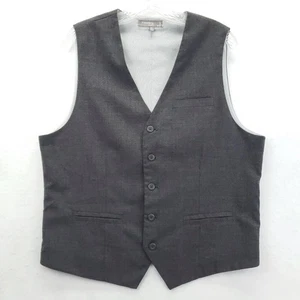 Chaleco Fossil Para Hombres Grande Gris Glen Chaleco a Cuadros 5 Botones Formal Cuello en V - Imagen 1 de 10