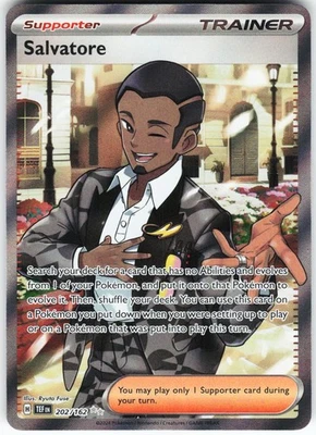 Salvatore - 202/162 Pokemon SV05: Temporal Forces Holo Ultra Rare NM - Image 1 of 2