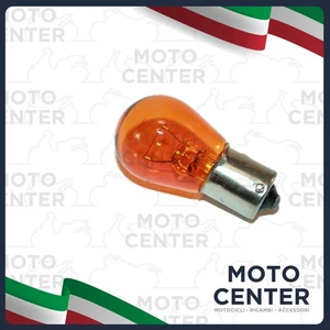 LAMPADA ARANCIONE PER FRECCE VESPA PX 12V-21W - BA15S PIAGGIO VESPA 125 150 200 - Picture 1 of 1