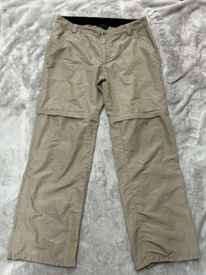 Marmot Pants Womens 10 Brown Tan Convertible Ankle Zip Nylon Zip Off Hiking - Image 1 of 4