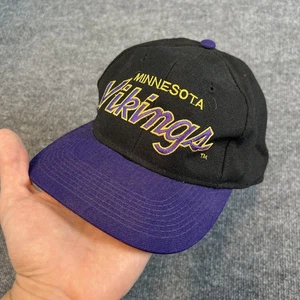 Vintage Minnesota Vikings Mütze Cap Snap Back NFL Football Sports Specialties 90s - Bild 1 von 8