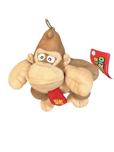 DK Donkey Kong 10" Plush Doll Stuffed Toy Official Licensed Nintendo Super Mario - Picture 1 of 7