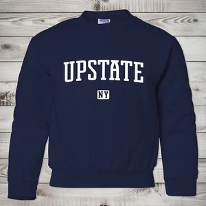 Upstate Kids Sweatshirt | Upstate New York Youth Crewneck Sweatshirt - Picture 1 of 6