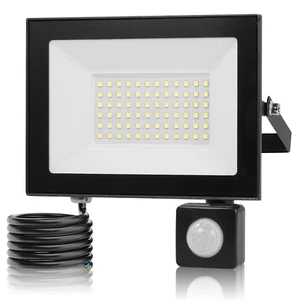 50W LED INUNDADOR CON DETECTOR DE MOVIMIENTO FOCO EXTERIOR LÁMPARA - Imagen 1 de 9
