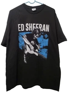 Ed Sheeran Divide World Tour Black T Shirt Band Tee Double Sided Size XL NEW - Picture 1 of 4