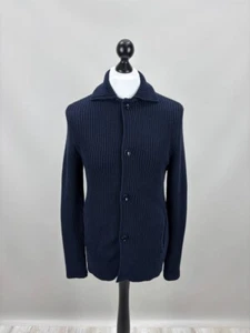 Hombres Prendas de punto Cárdigan Suéter Phil Petter Talla M/L Color Azul - Imagen 1 de 9