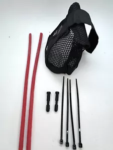 PAR DE CATAPULTA DE GOMA DE ALTA GAMA, ELÁSTICA HONDA, TAZA DE MALLA ÚNICA, BOLSA - Imagen 1 de 2