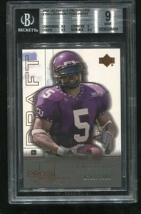 UD Pros & Prospects Ladainian Tomlinson RC 202/1000 BGS 9 2001 como nuevo patio - Imagen 1 de 2