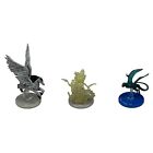 Lot Of 3 MTG Token Pegasus / Spirit / Drake flying Overwhelming Swarm Miniatures