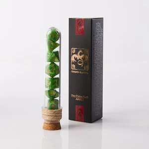 CURSE OF AGONY | Polyhedral Dice | DICE DnD D&D RPG Potion Flask With Dice Bag - Picture 1 of 2