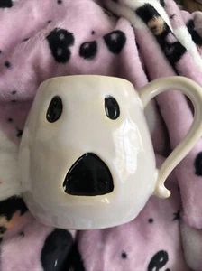 Pottery Barn Halloween Ghost Figural Ceramic Coffee Mug RETIRED - Picture 1 of 4