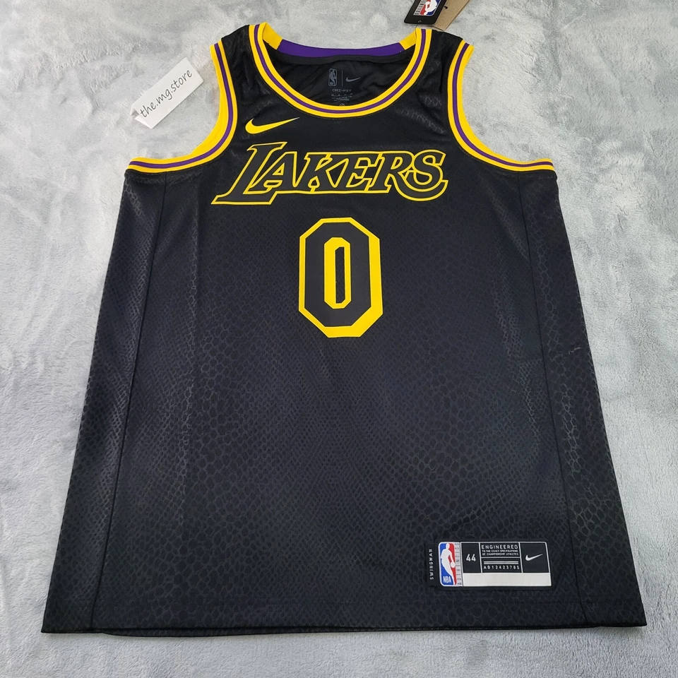 Kyle Kuzma LA Lakers City Edition Nike Black Mamba Laker Swingman Jersey Sz M