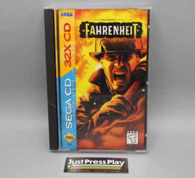 Fahrenheit for Sega CD and 32X CIB Complete in Box with Both Discs & Manual - Image 1 of 4