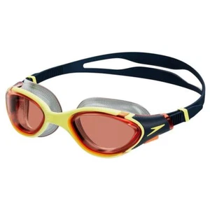 Speedo Futura Biofuse 2.0 Swimming Goggles - True Navy/Hyper/Orange - Bild 1 von 4