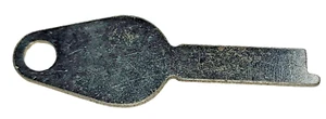 Vintage Key Blank Flat Steel Uncut 2.25” Uncut Key New Old Stock - Picture 1 of 5