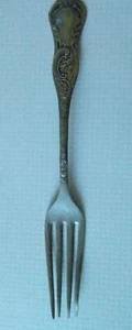 Hartford Pattern Small Salad Fork NF Siver Co 1877 Silverplate circa 1895 - Picture 1 of 11