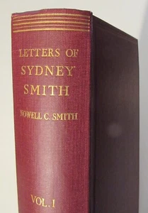 1953 Letters of Sydney Smith - Edited by Nowell C. Smith Volume 1 - 1794 -1849 - Picture 1 of 15