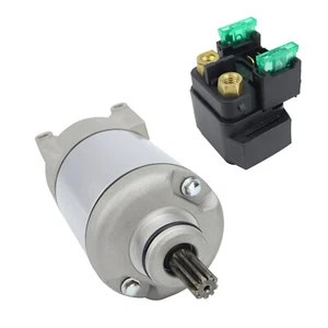 Wolverine 350 Starter & Solenoid Relay For Yamaha 2WD YFM35 348cc 2006-2009 - Picture 1 of 6