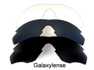 Galaxy Replacement Lenses For Oakley M2 Frame XL Black&Titanium&Clear Polarized - Picture 1 of 6