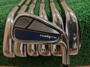Callaway 2023 Paradym Forged 455 Golf Iron Set 5-PW,AW Stiff Flex Elevate 95 - Picture 1 of 10