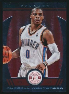 2013-2014 Totally Certified Totally Red /99 Russell Westbrook #13 Thunder NBA SP - Image 1 of 2