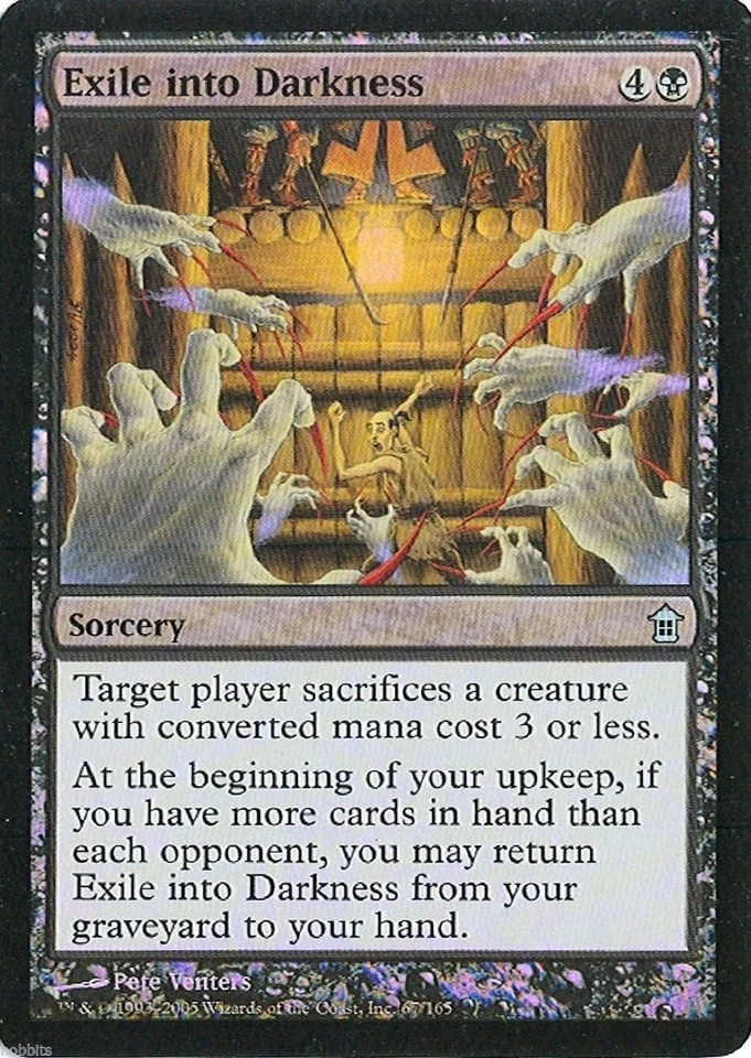 MTG - SOK - Exile into Darkness - Foil - NM - Image 1 of 1
