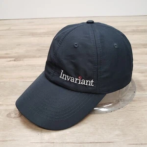Invariant Logo Hat Cap Strap Back Continental Black Consulting Lobbyist Adj - Picture 1 of 6