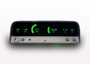1964-1966 Chevy Truck Digital Dash Panel Cluster Gauges GREEN LEDs Made In USA - Picture 1 of 1