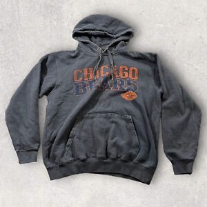 Vintage Chicago Bears Sweater Mens Large Gray Hoodie NFL Pullover Logo Sports