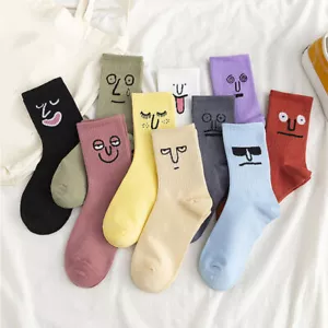 1Pair Mens Womens Sports Socks Cotton Soft Compression Mid-calf length Socks ~ , - Picture 1 of 21