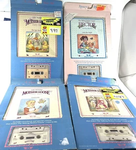1986 World of Wonder 4 Tapes/Books TALKING MOTHER GOOSE & HECTOR-1 is Hector Bk - Picture 1 of 9