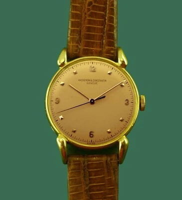 Vintage 40s 18k Gold Vacheron Constantin cal V466 Claw Lugs Mens Watch Serviced - Image 1 of 4