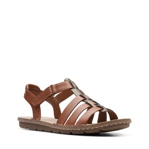 Clarks Blake Jewel Damen Leder Knöchelriemen Sandalen - Bild 1 von 2