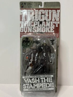 Trigun The Planet Gunsmoke: Vash The Stampede Black Repaint Action Figure SEALED - Image 1 of 4
