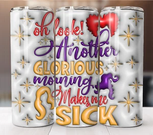 Hocus Pocus Glorious Morning 20oz Stainless Steel Tumbler - Insulated Mug - Picture 1 of 8