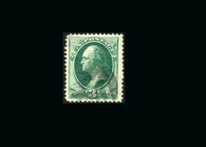 USA Briefmarke gebraucht, vz S#136 leichter Stempel, sehr große Ränder - Bild 1 von 1