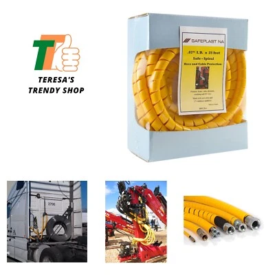 Caplugs SPPC Series – Safeplast Pre-Cut Spiral Wrap, Hose & Cable Protector, ... - Image 1 of 4